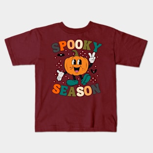 Spooky Season, Funny Halloween Design Kids T-Shirt